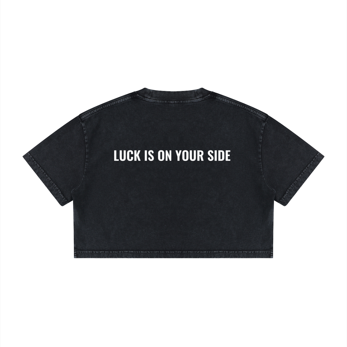 777 Luck is on Your Side Crop Top - 100% Cotton