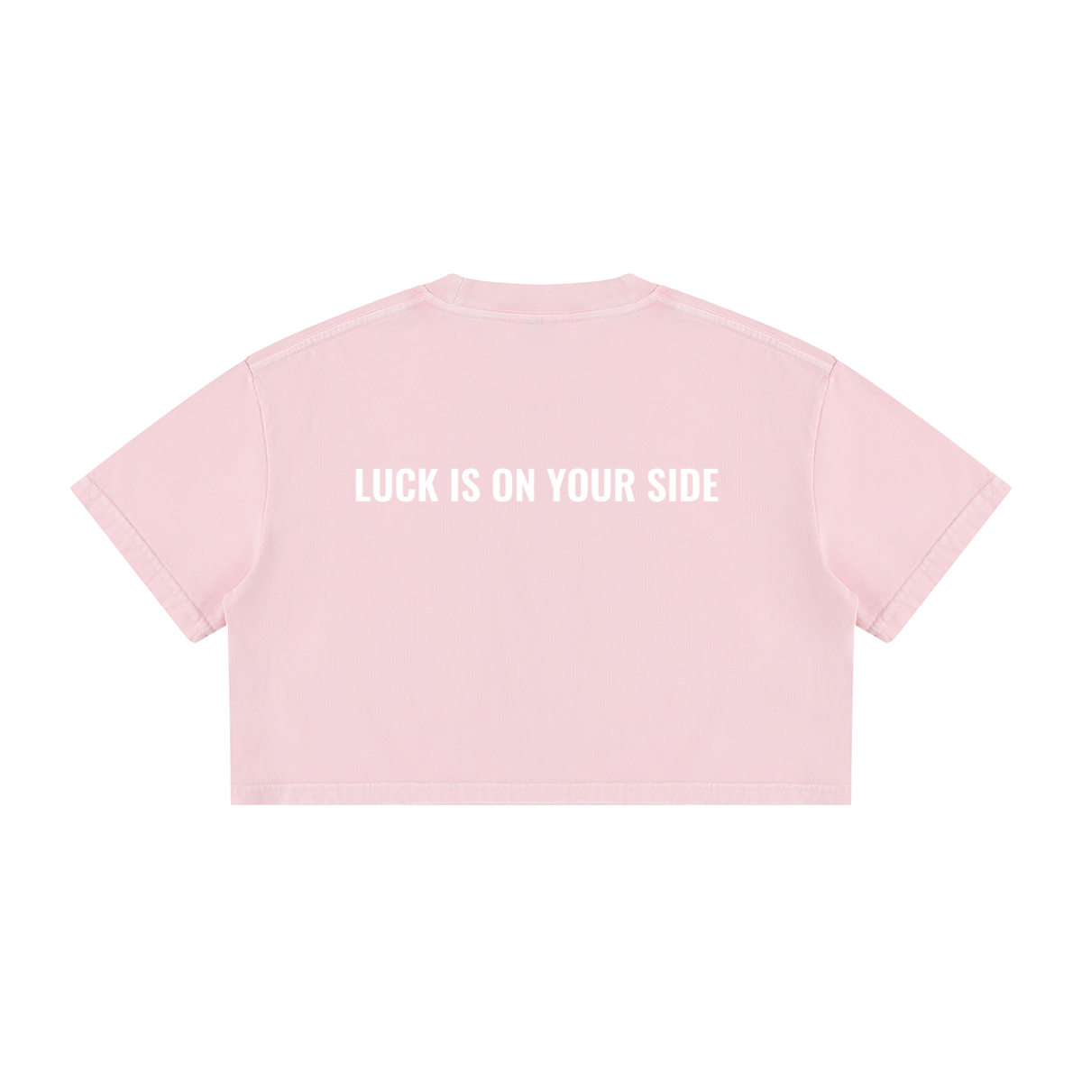 777 Luck is on Your Side Crop Top - 100% Cotton