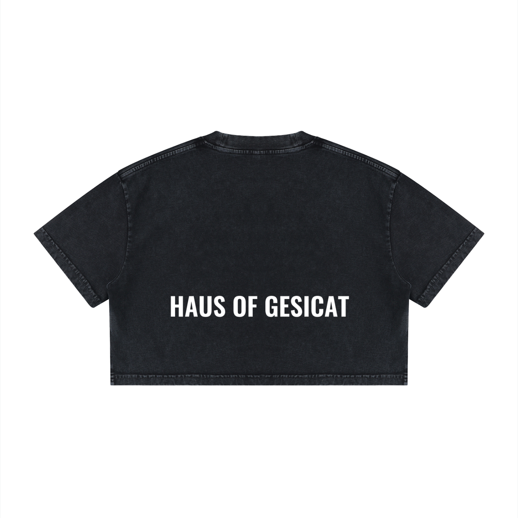 Good Witch Bad Bitch Crop Top - 100 % Cotton