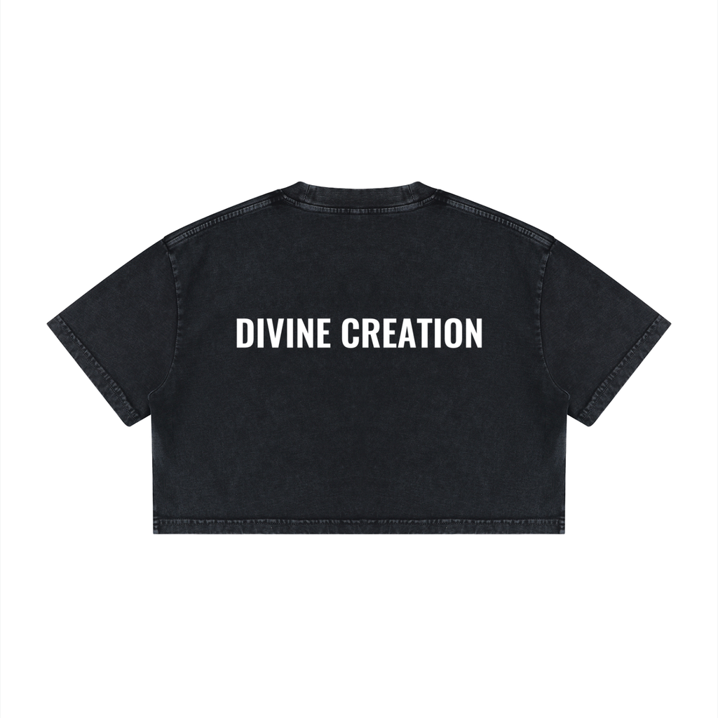 333 Divine Creation Crop Top - 100% Cotton
