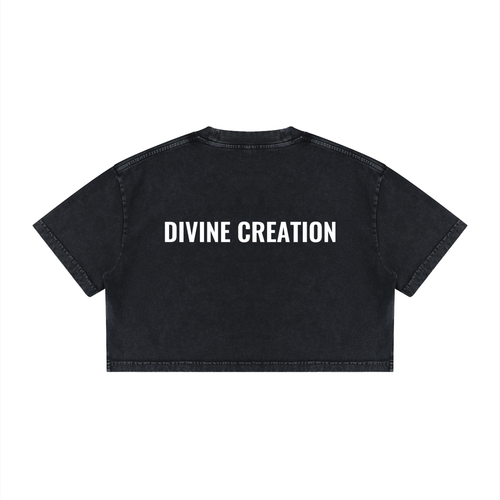 333 Divine Creation Crop Top - 100% Cotton