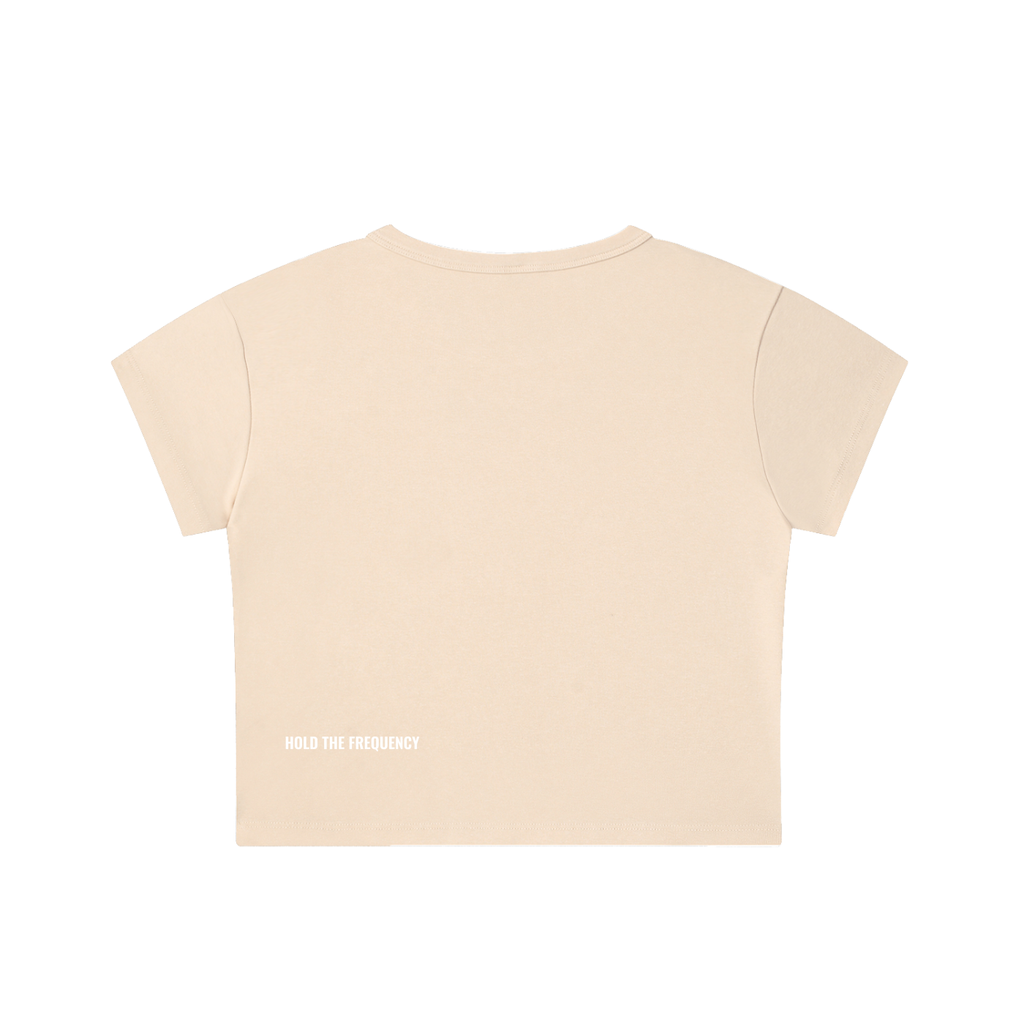 Iconic Snow Washed Crop Top - 100% Cotton