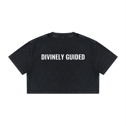 444 Divinely Guided Crop Top - 100% Cotton