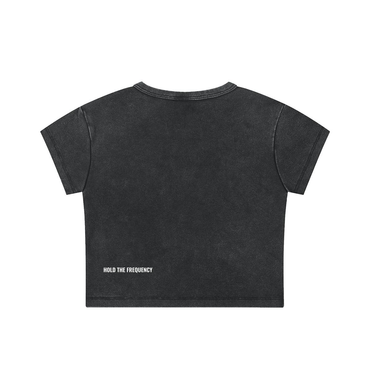 Iconic Snow Washed Crop Top - 100% Cotton