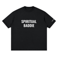 Spiritual Baddie Loose Drop Shoulder Tee - 100% Cotton