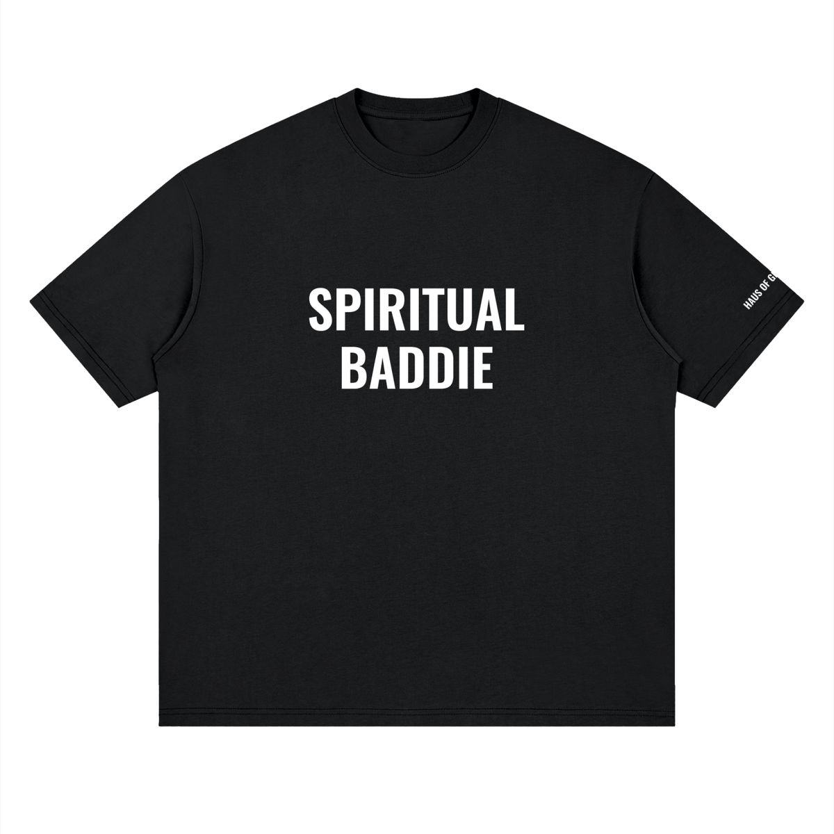 Spiritual Baddie Loose Drop Shoulder Tee - 100% Cotton
