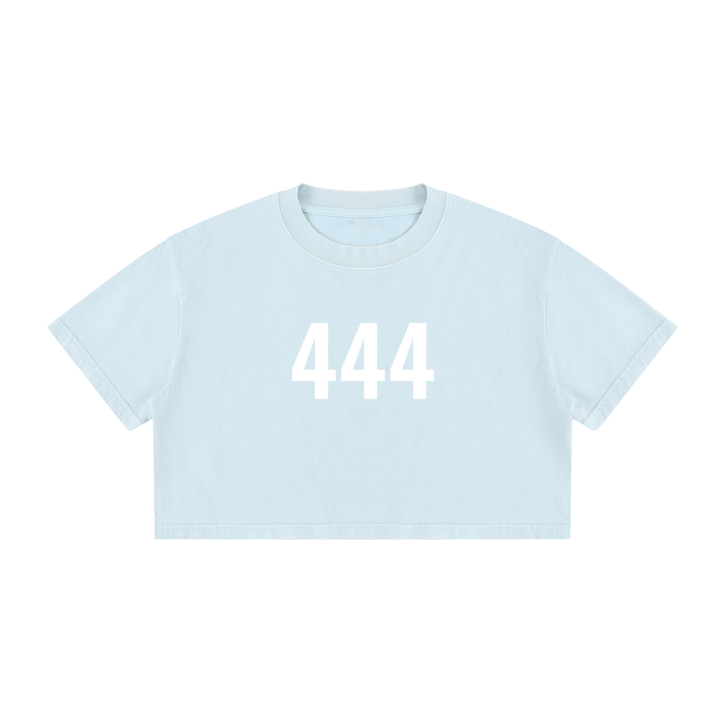 444 Divinely Guided Crop Top - 100% Cotton