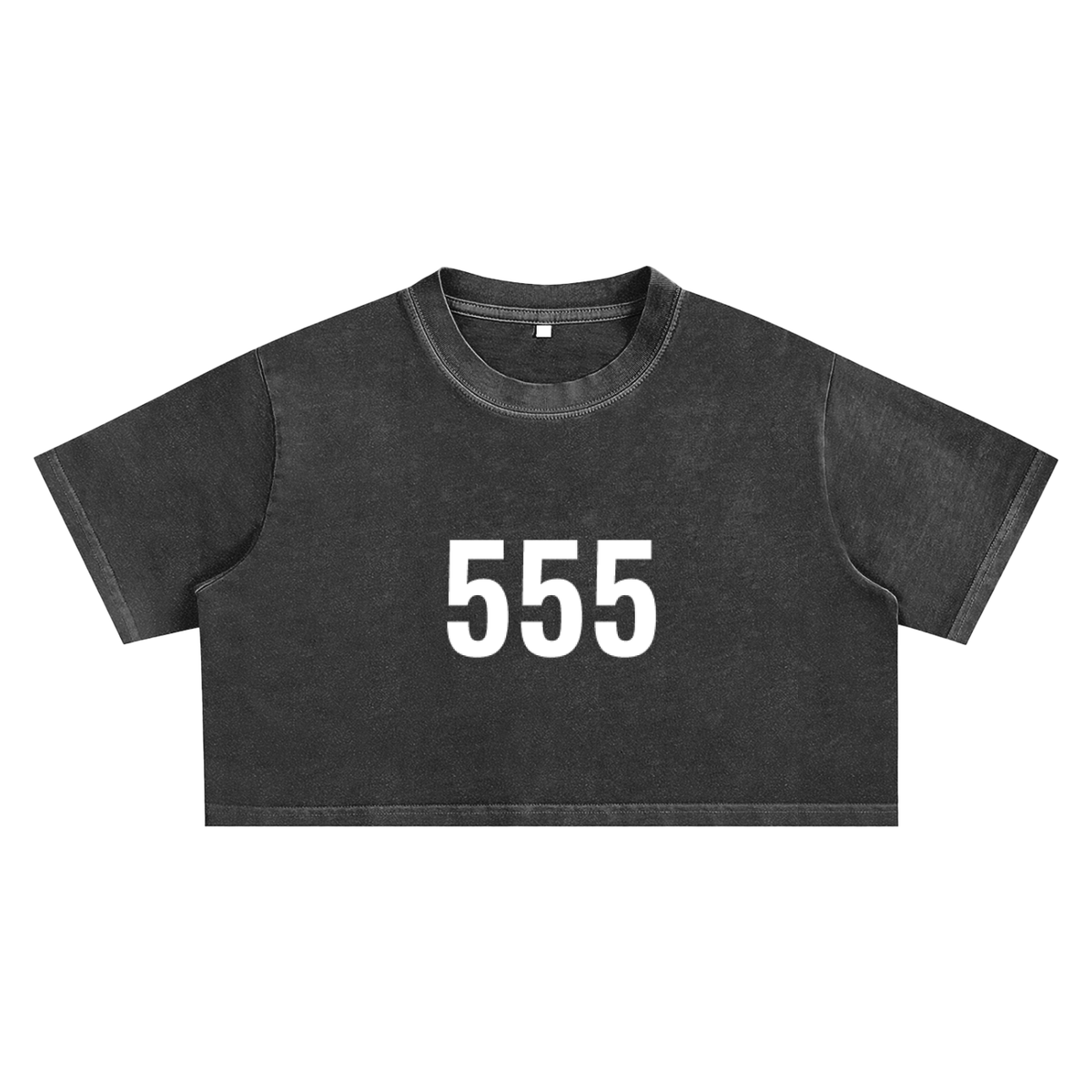 555 Be the Change Crop Top - 100% Cotton