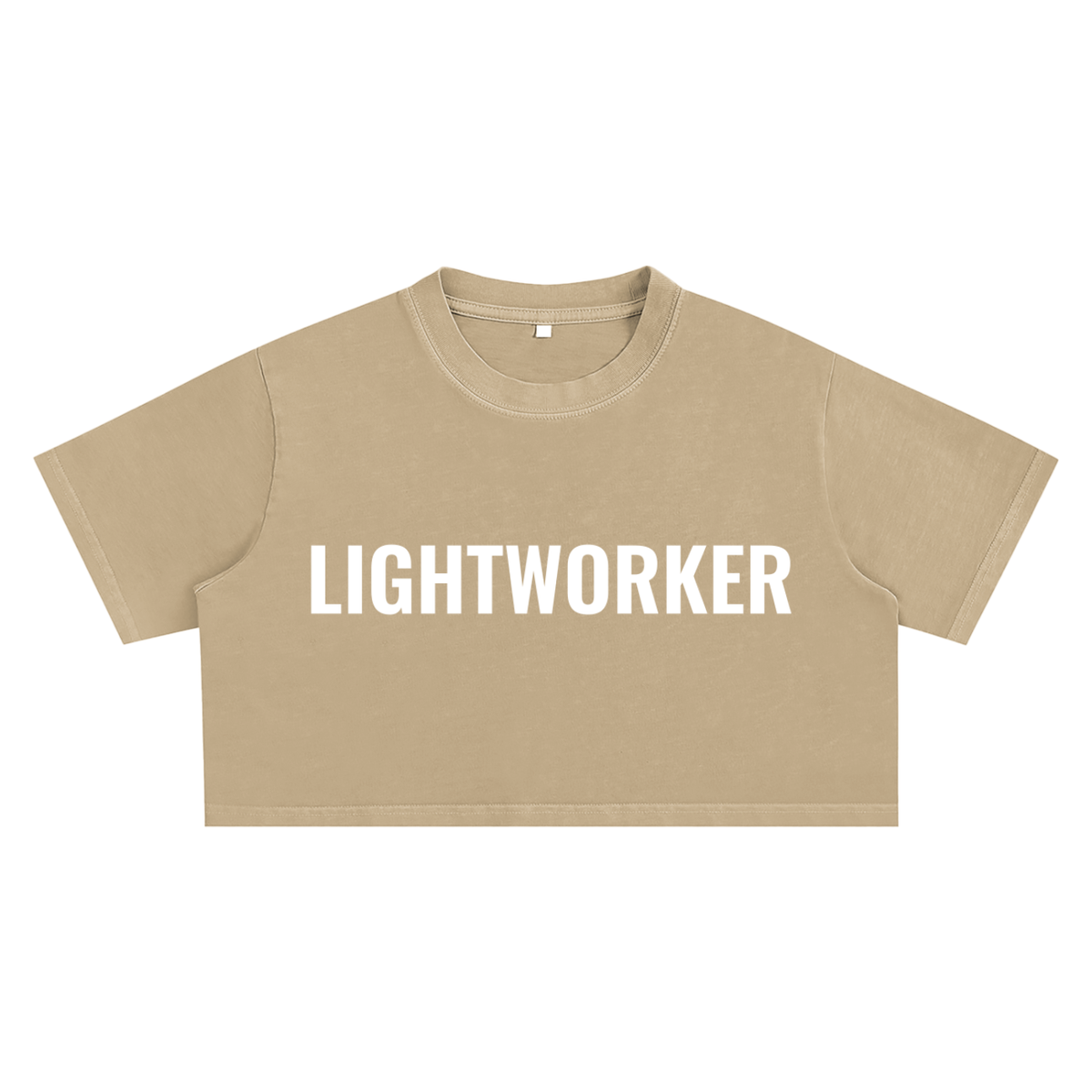 LightWorker Crop Top - 100% Cotton