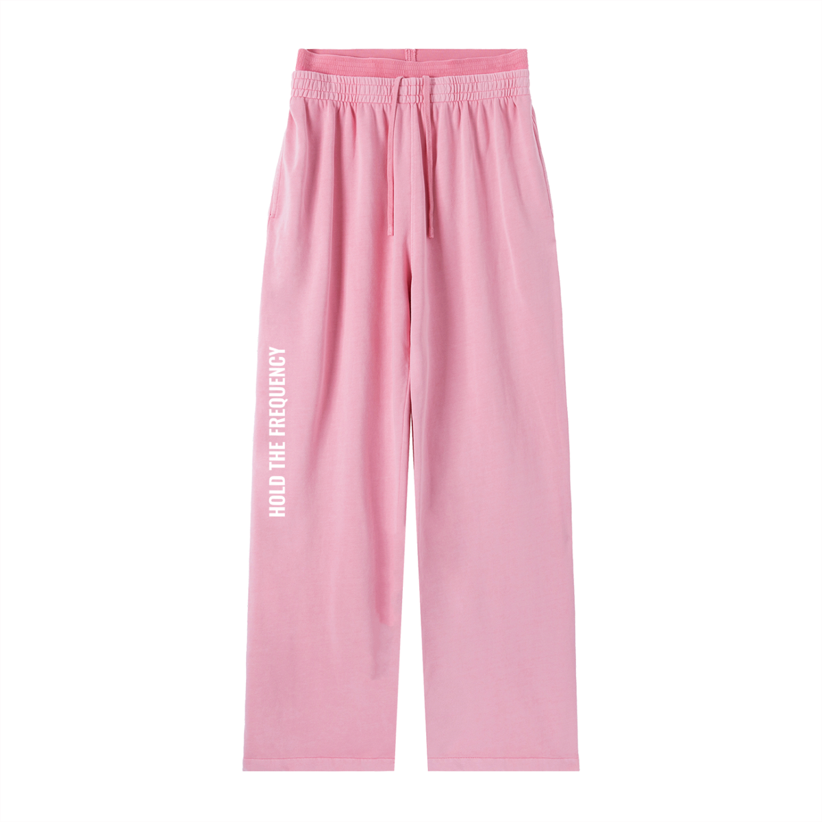 Hold the Frequency Waistband Sweats - 100% Cotton