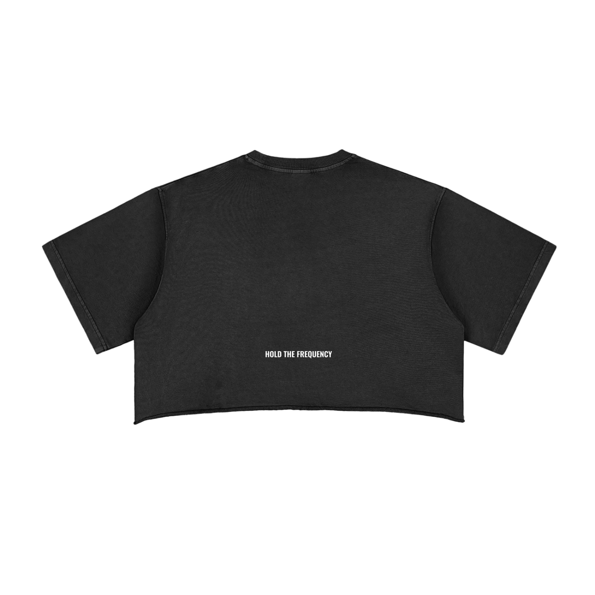 Starseed Raw Edge Loose Crop Top - 100% Cotton