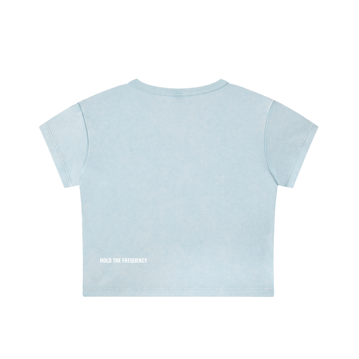 Iconic Snow Washed Crop Top - 100% Cotton