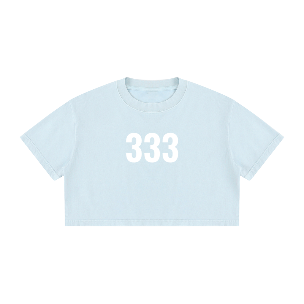 333 Divine Creation Crop Top - 100% Cotton