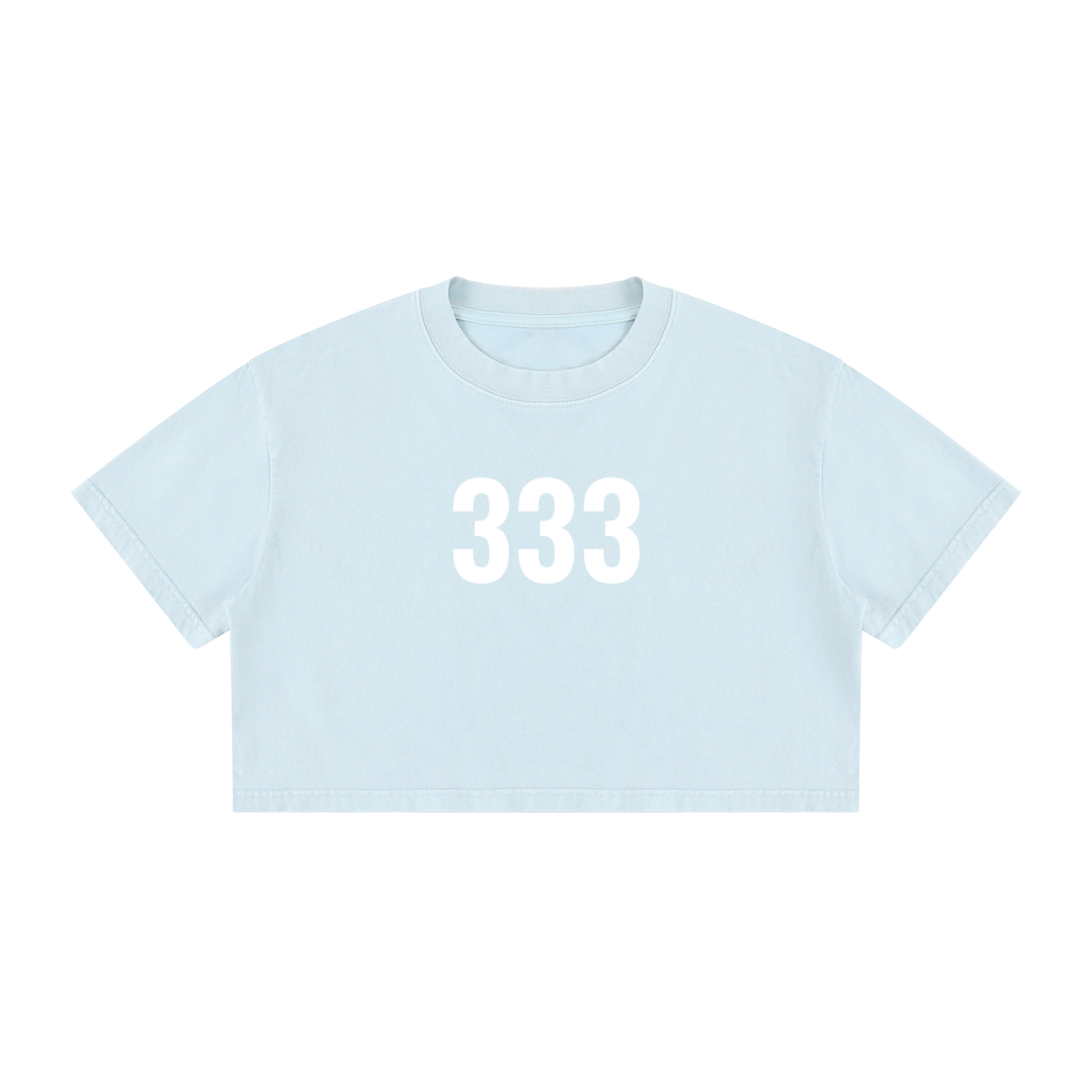 333 Divine Creation Crop Top - 100% Cotton