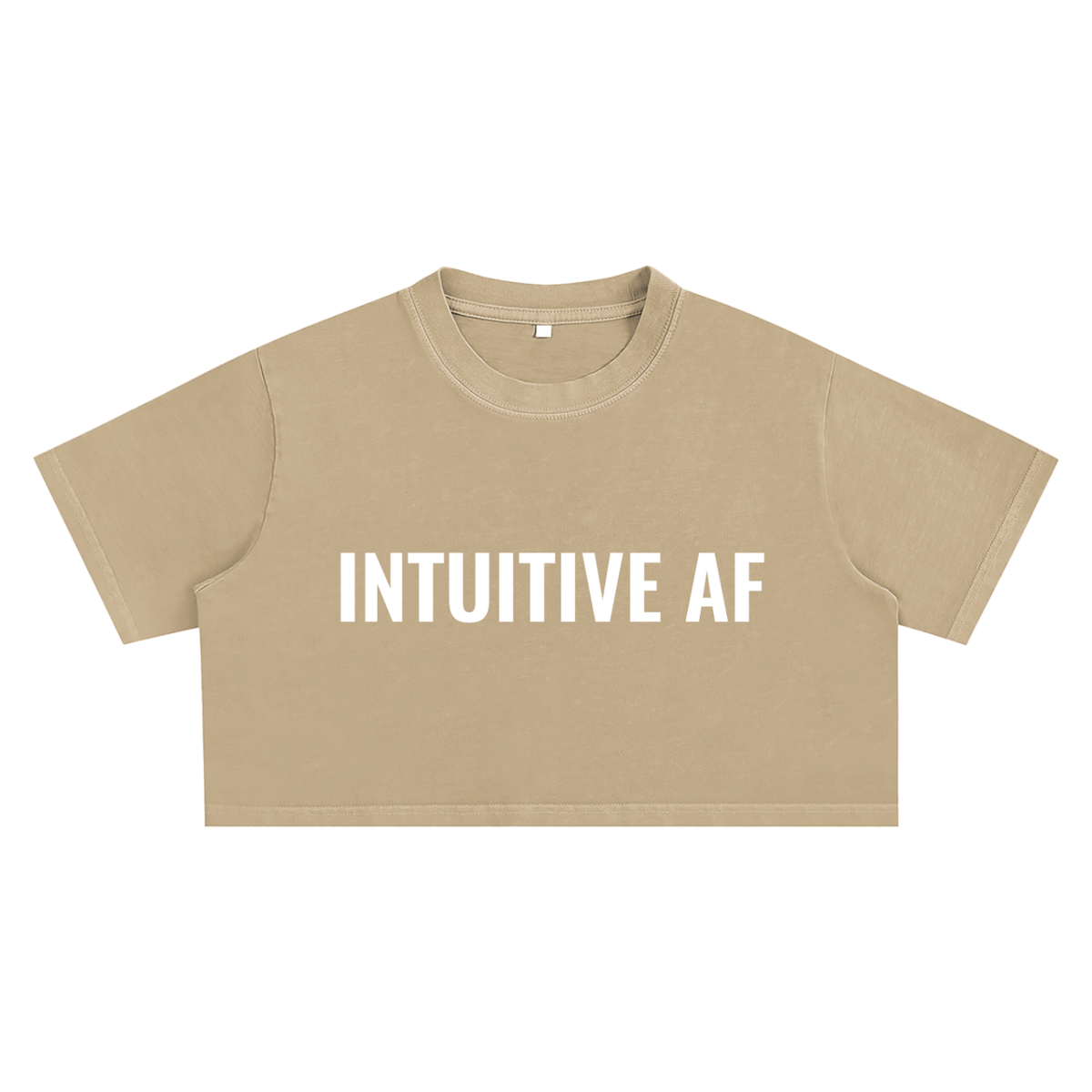 Intuitive AF Crop Top - 100% Cotton