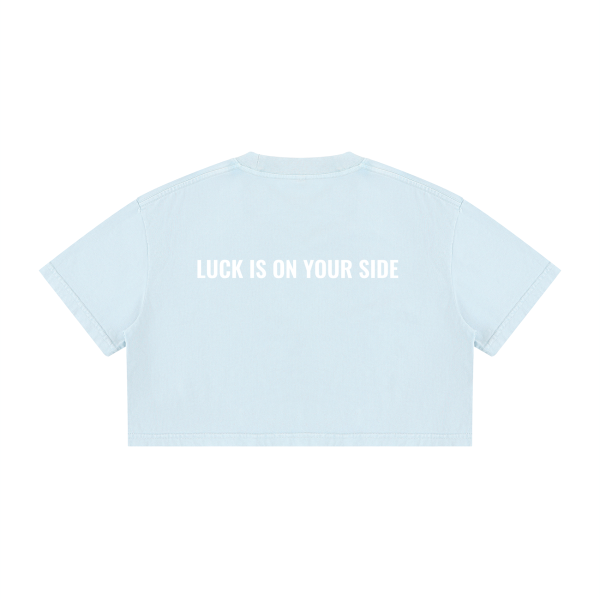 777 Luck is on Your Side Crop Top - 100% Cotton
