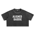 Aligned Baddie Crop Top - 100% Cotton