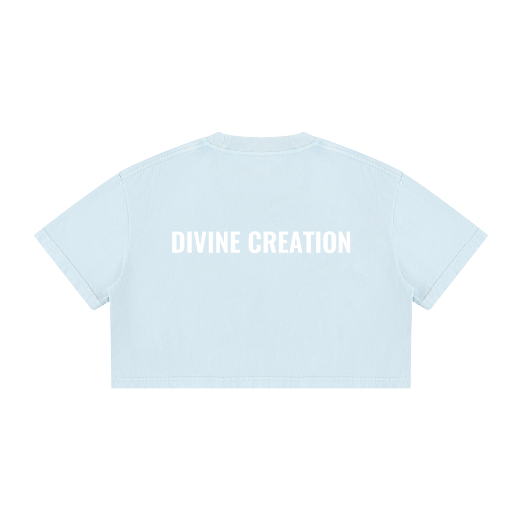 333 Divine Creation Crop Top - 100% Cotton