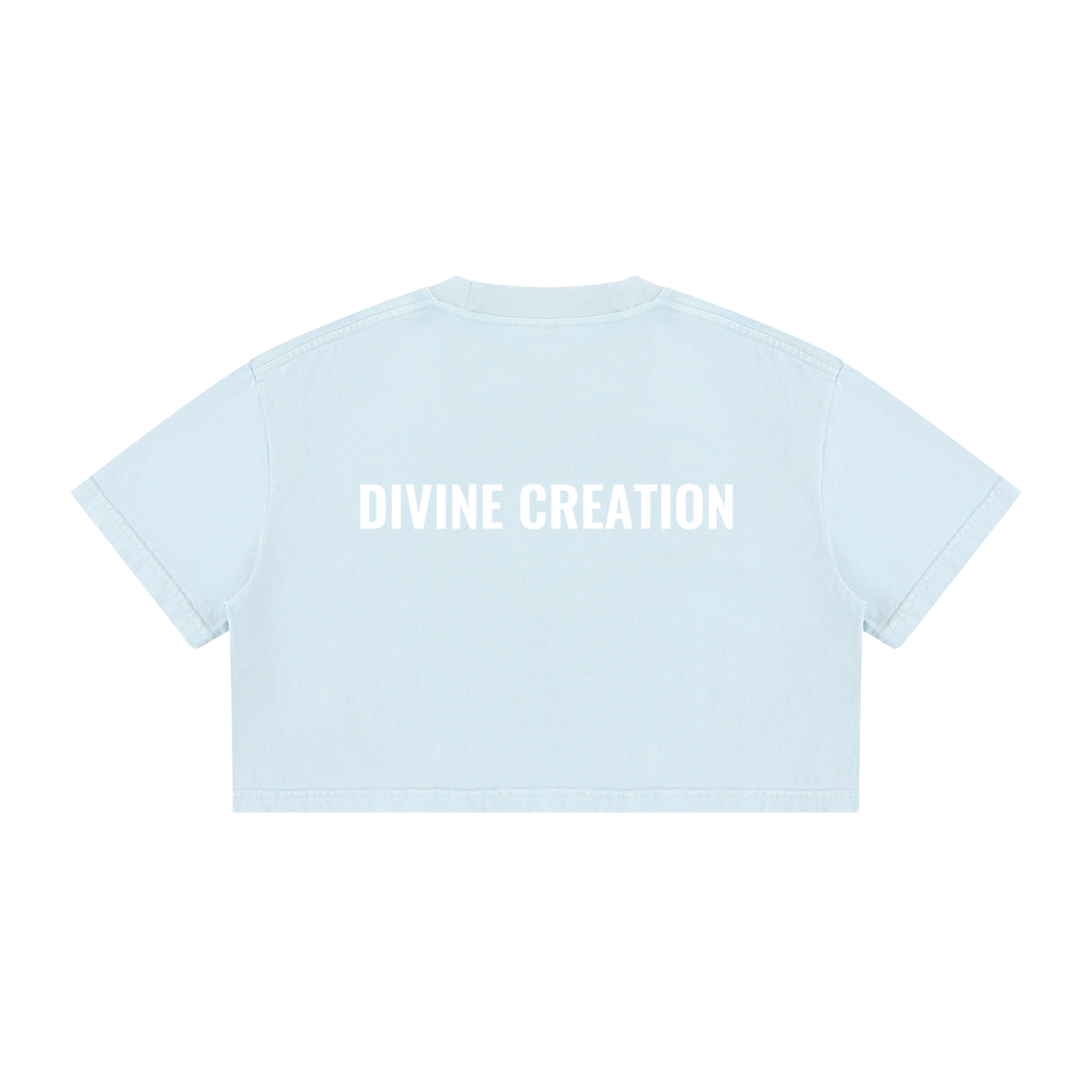 333 Divine Creation Crop Top - 100% Cotton