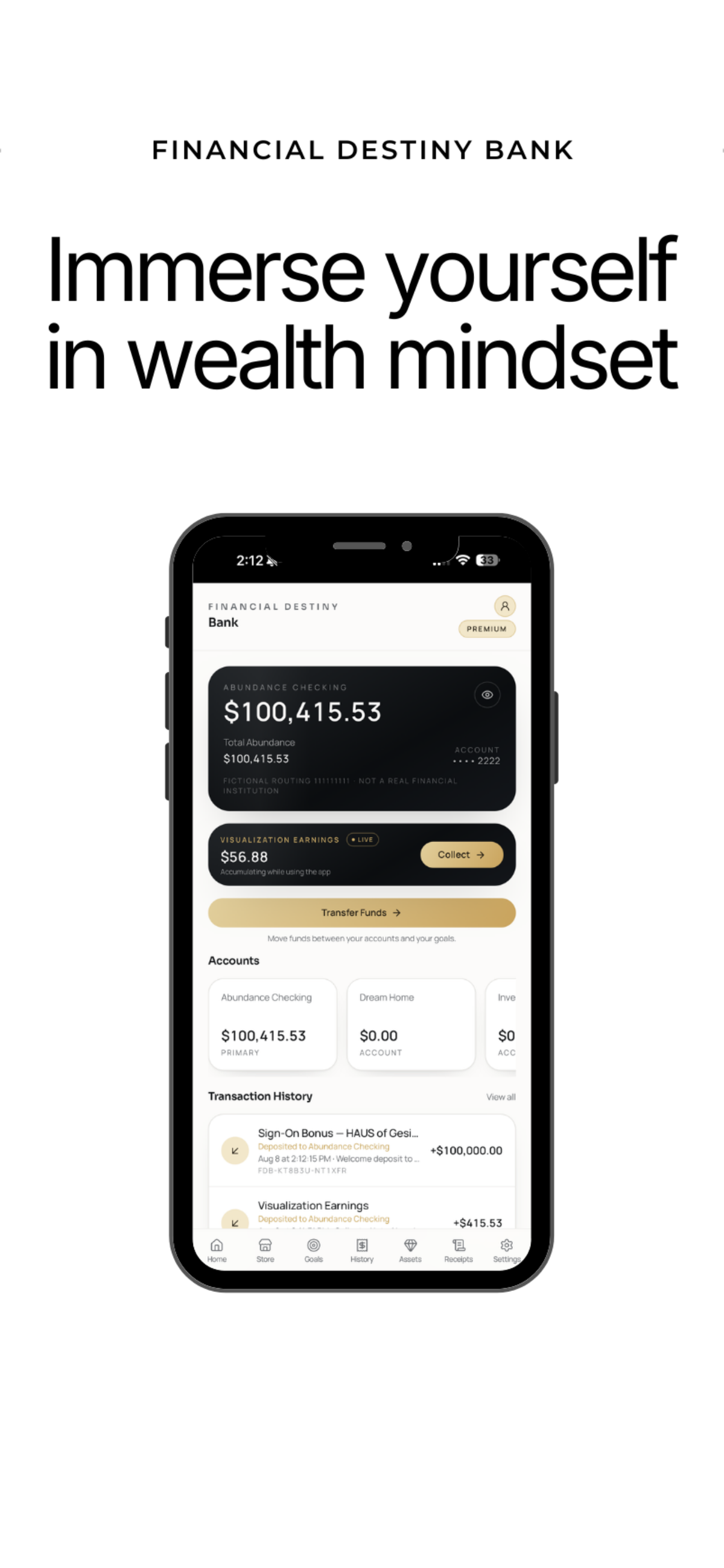 Financial Destiny Bank App