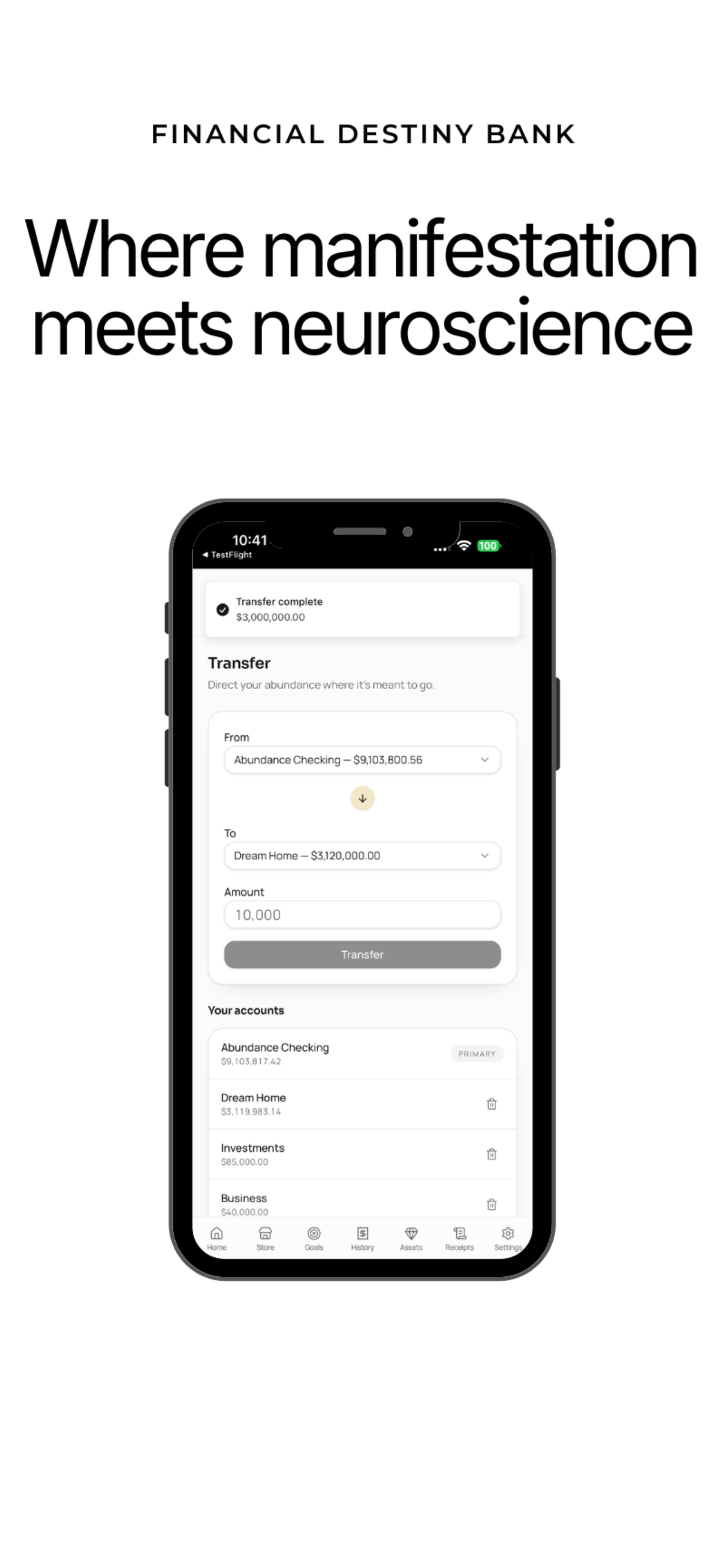 Financial Destiny Bank App