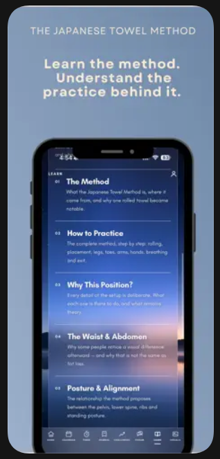The Japanese Towel Method App