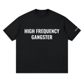 High Frequency Gangster Loose Drop Shoulder Tee - 100% Cotton