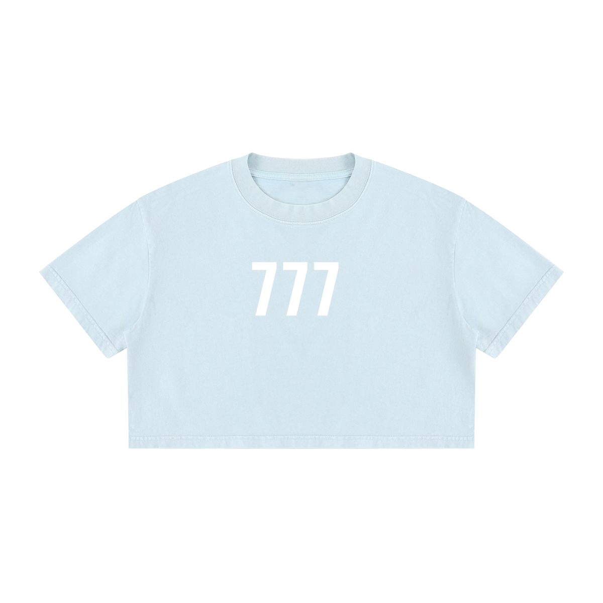 777 Luck is on Your Side Crop Top - 100% Cotton