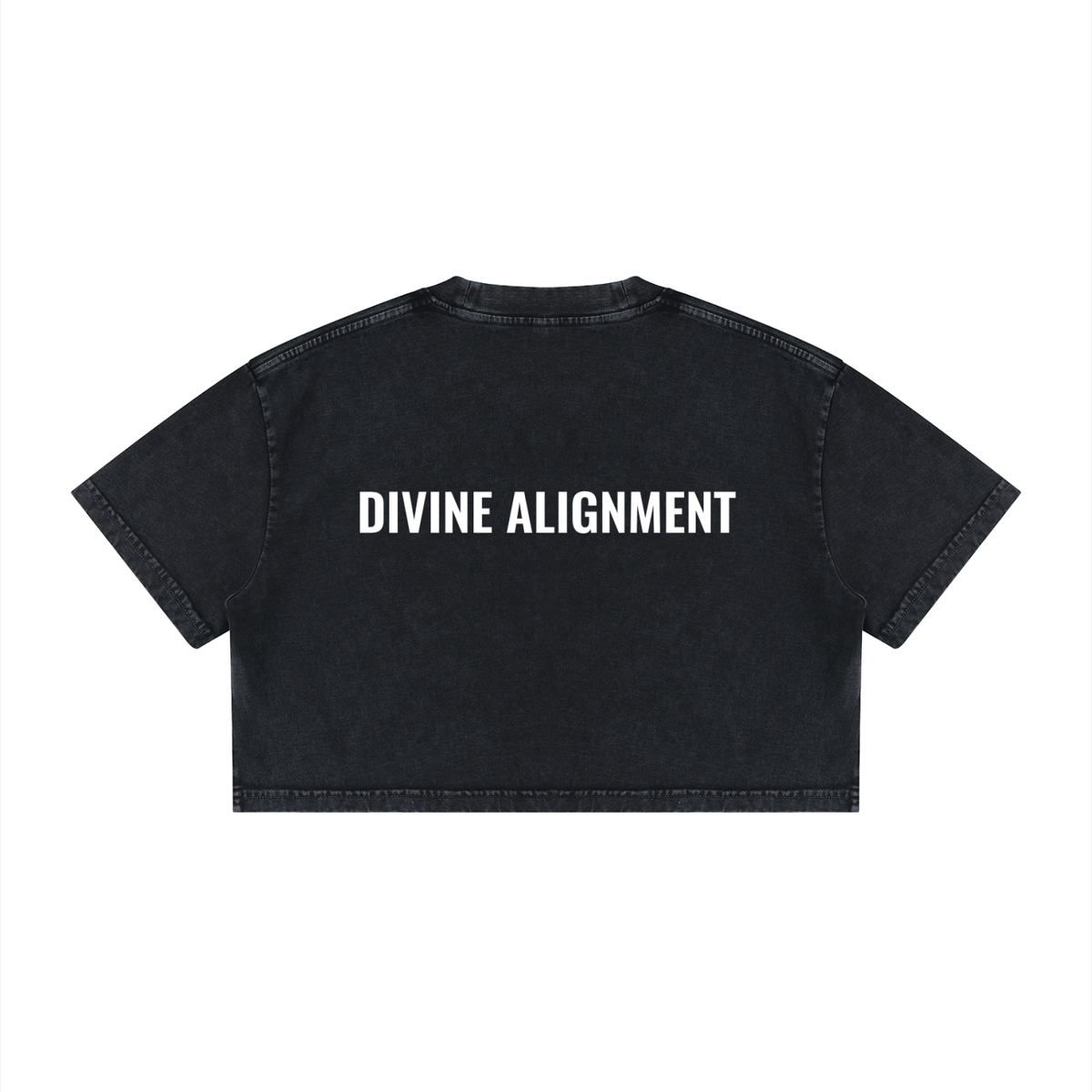 1111 Divine Alignment Crop Top - 100% Cotton