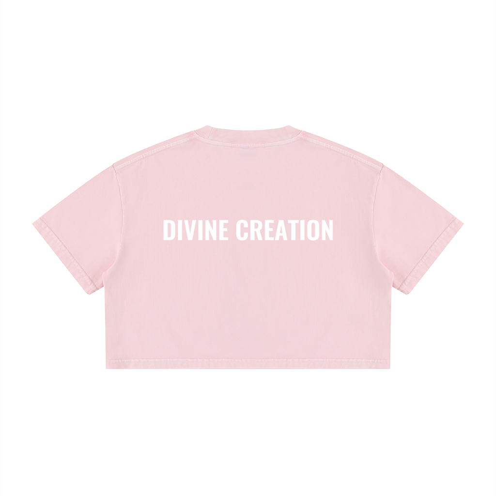 333 Divine Creation Crop Top - 100% Cotton